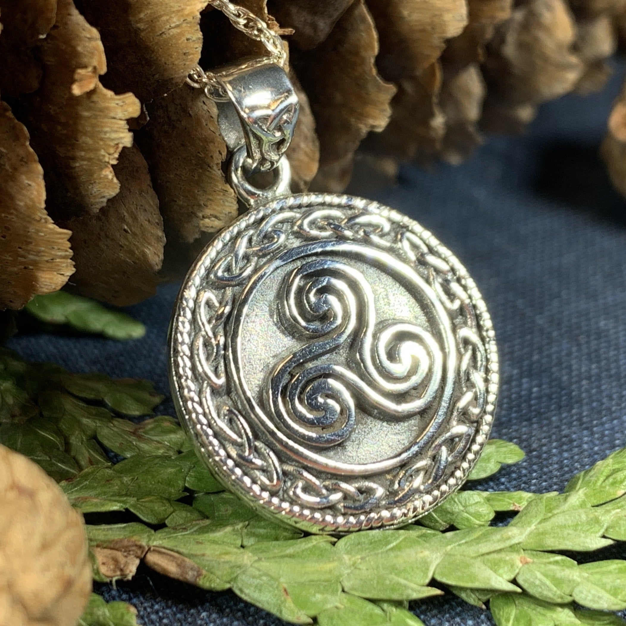 Ancient Spirit Celtic Spiral Necklace