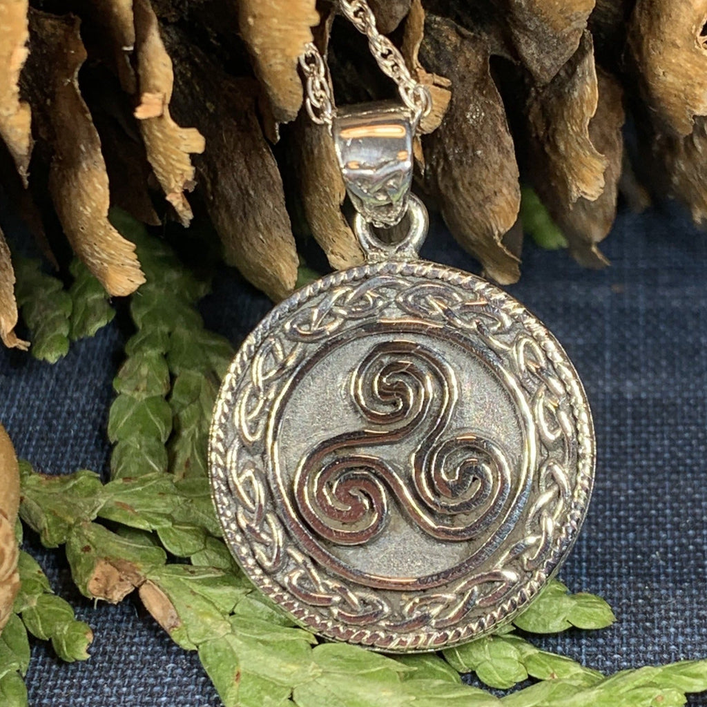 Ancient Spirit Celtic Spiral Necklace