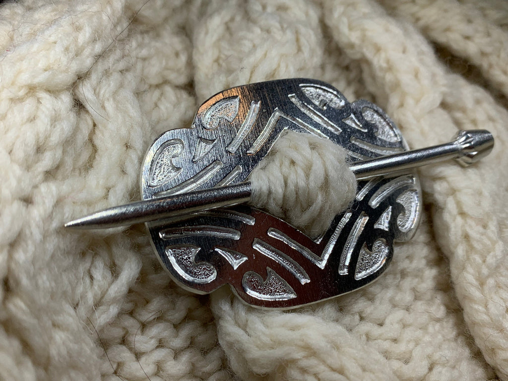 Celtic Scroll Scarf Ring