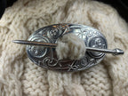 Celtic Oval Scarf Ring