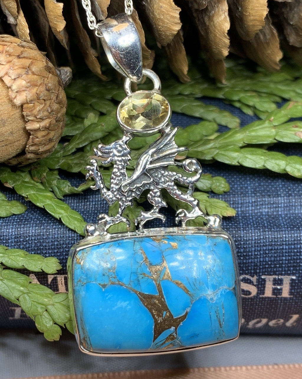 Dragon Turquoise Necklace