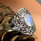 Celtic Starglow Moonstone Ring