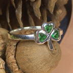 Emerald Isle Shamrock Ring