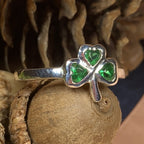 Emerald Isle Shamrock Ring