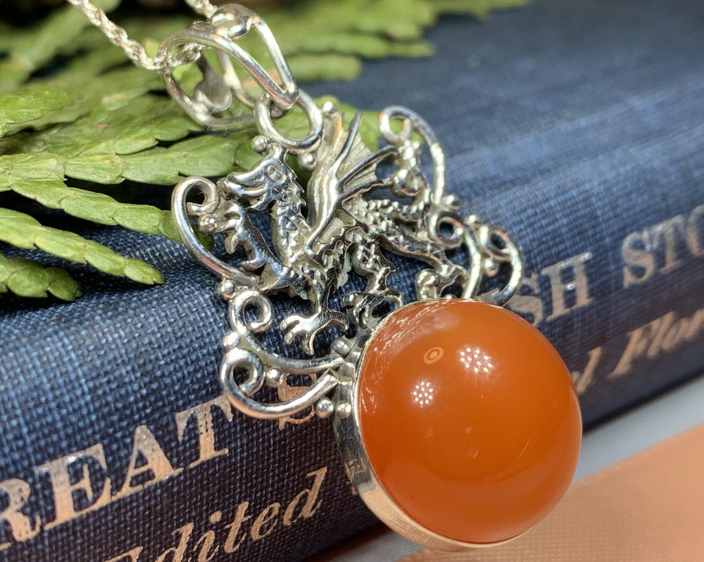 Dragon Honey Onyx Necklace