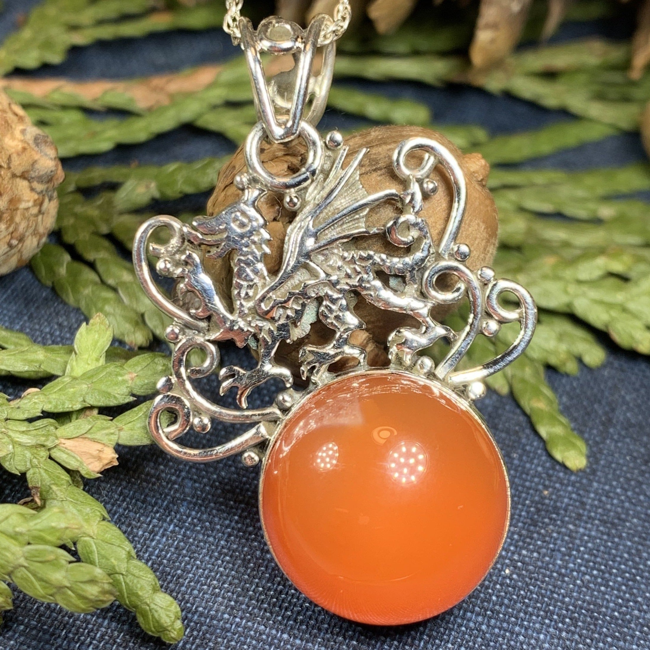 Dragon Honey Onyx Necklace