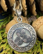 Ancient Echo Celtic Spiral Necklace