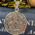 Ancient Echo Celtic Spiral Necklace