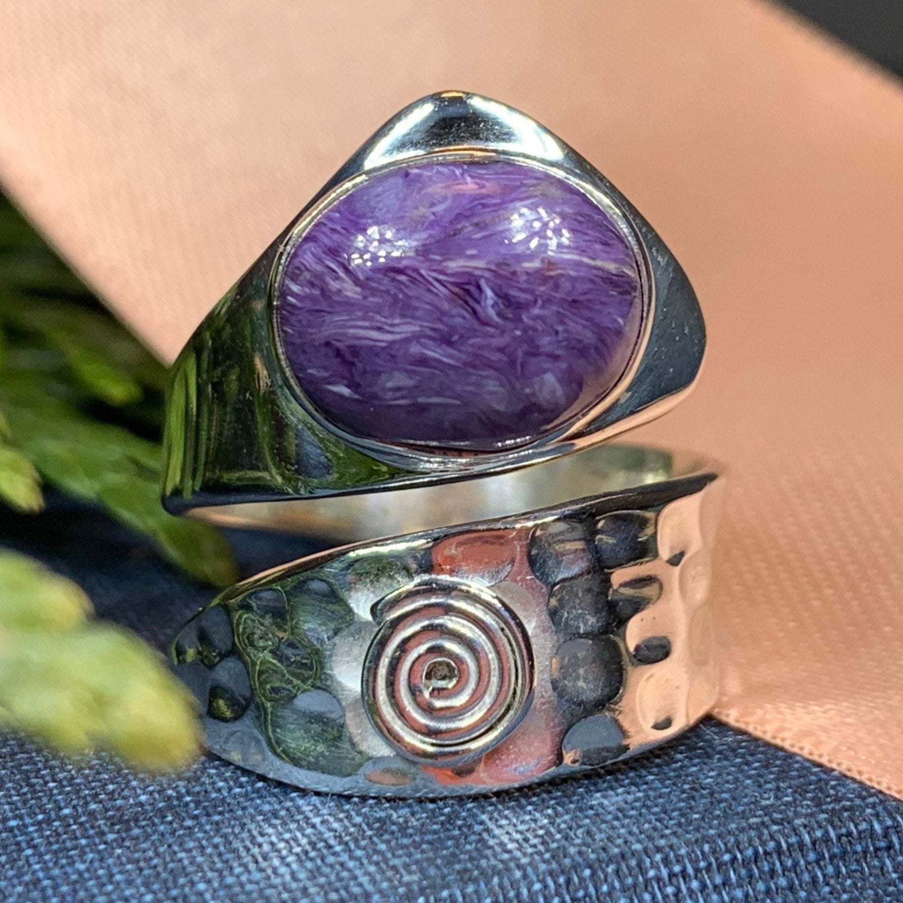 Celtic Spiral Wrap Ring