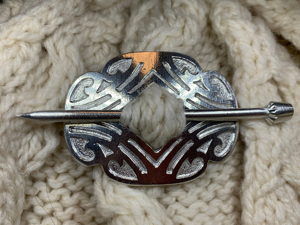 Celtic Scroll Scarf Ring