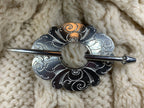 Celtic Flower Scarf Ring