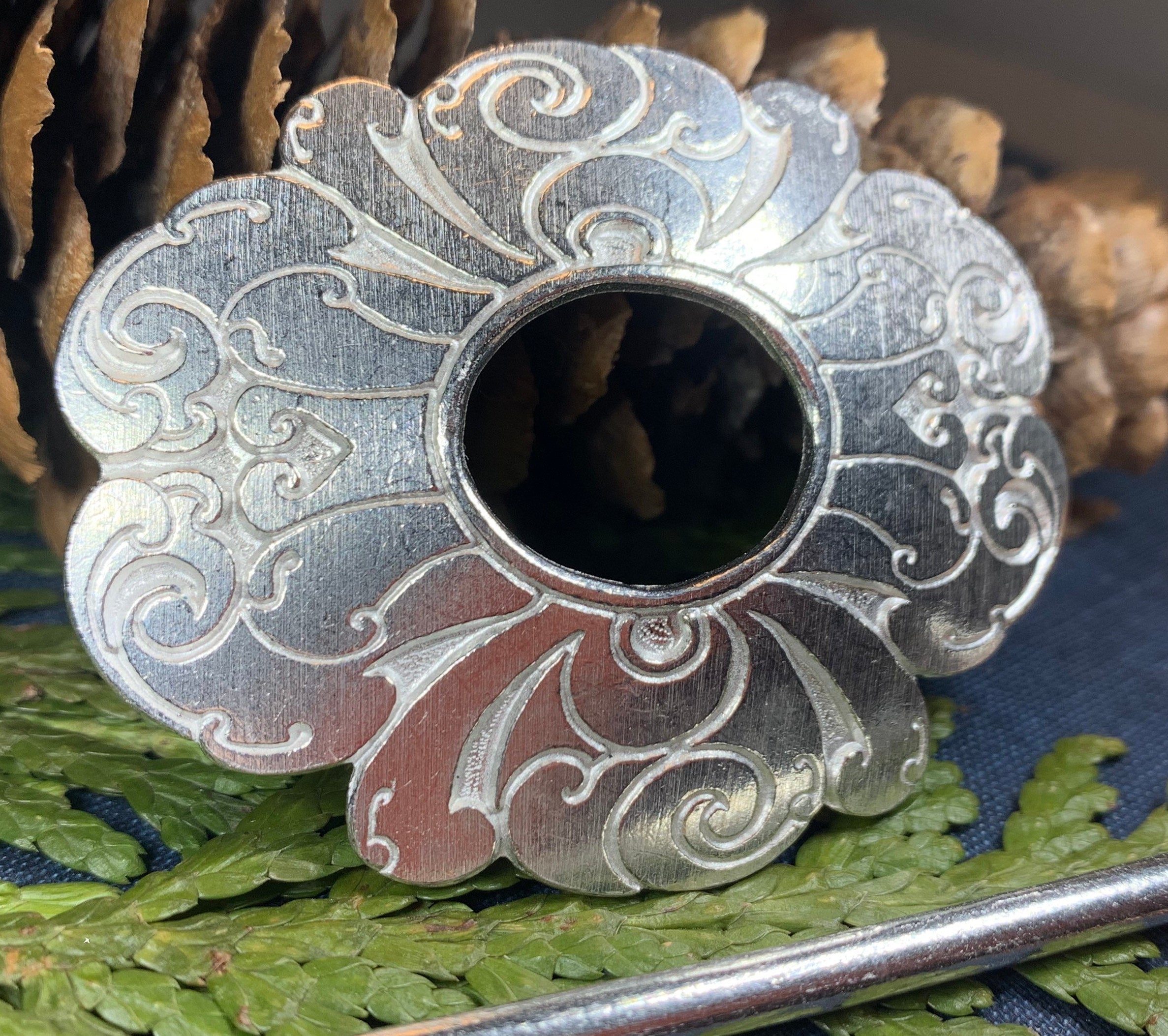 Celtic Flower Scarf Ring