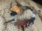Wooly Sheep Scarf Ring