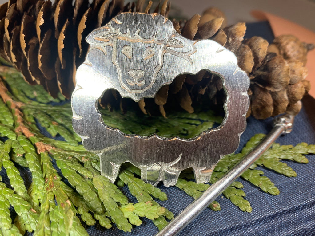 Wooly Sheep Scarf Ring