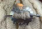 Wooly Sheep Scarf Ring