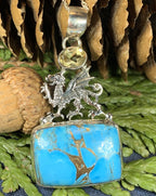 Dragon Turquoise Necklace