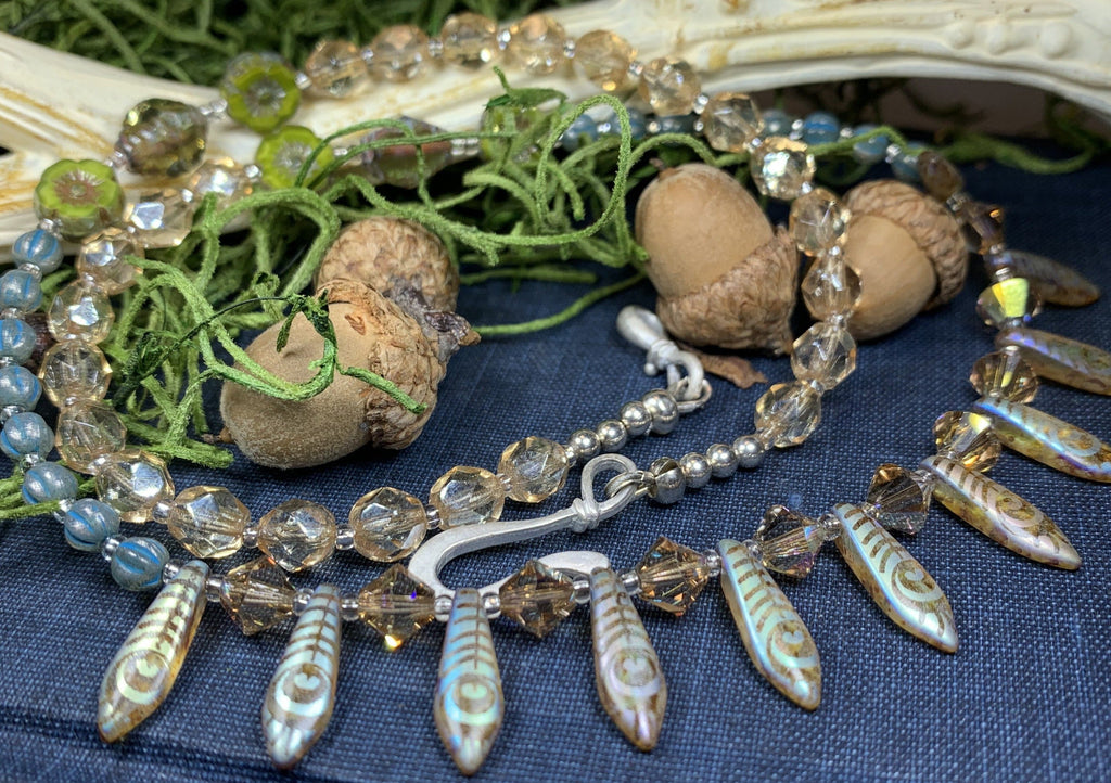 Peacock Crystal Necklace