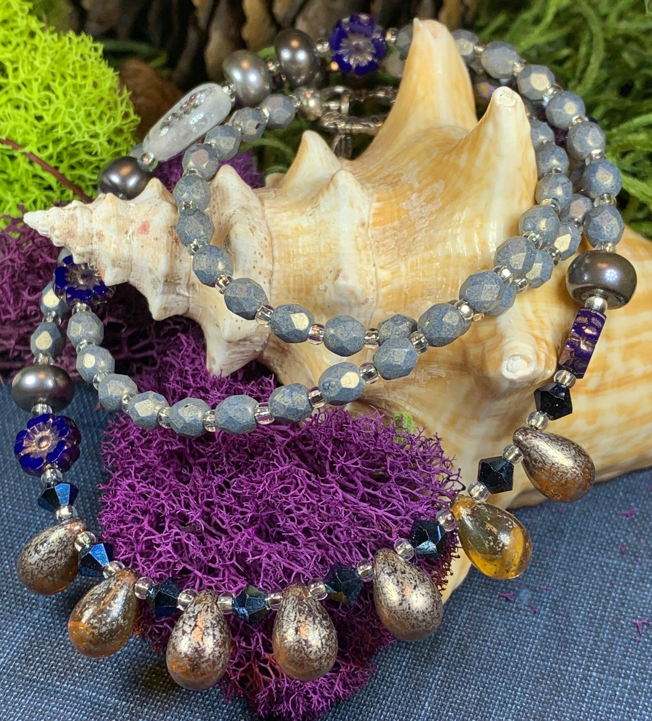 Celtic Twilight Crystal Necklace