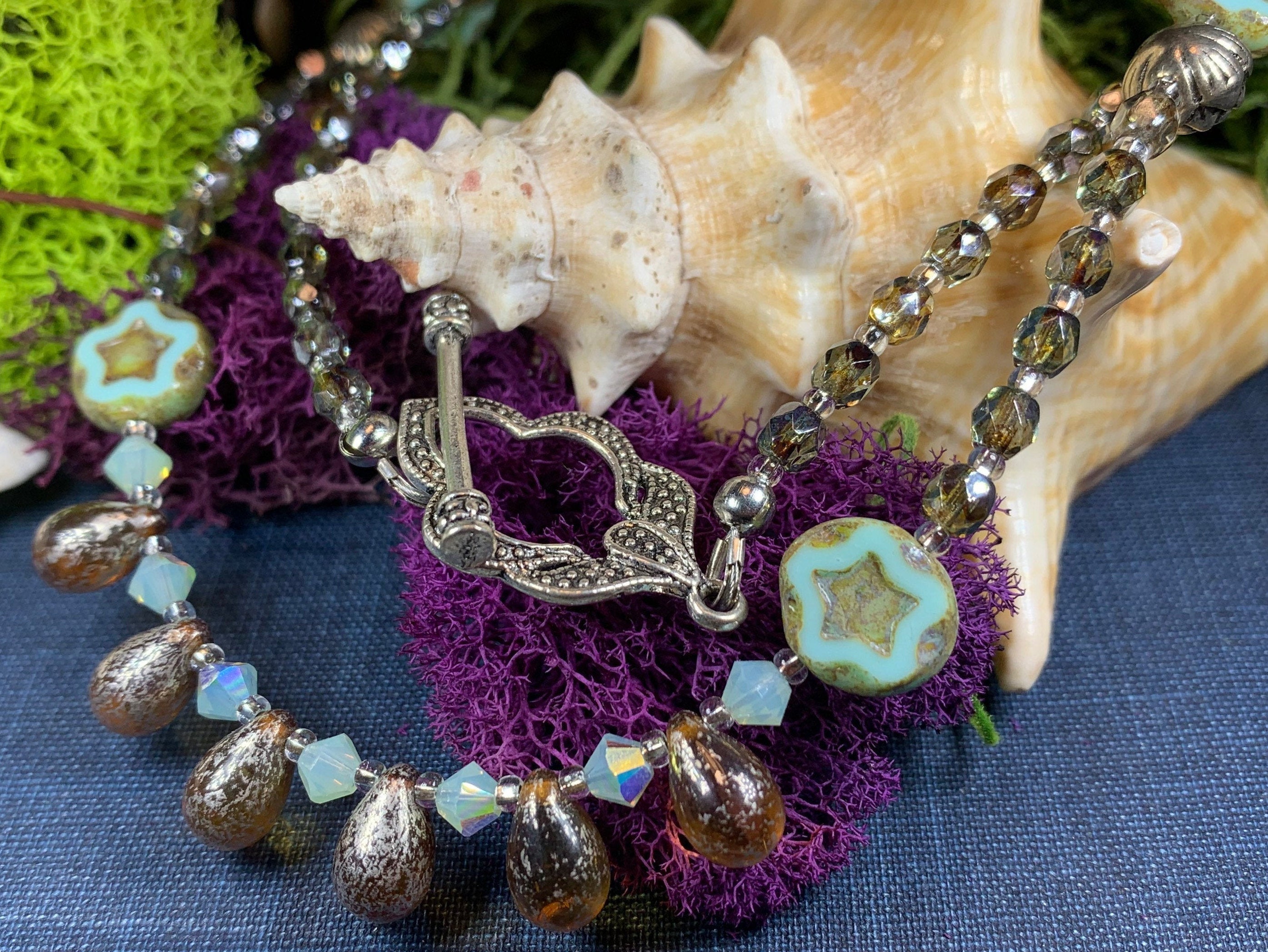 Lotus Dawn Crystal Necklace