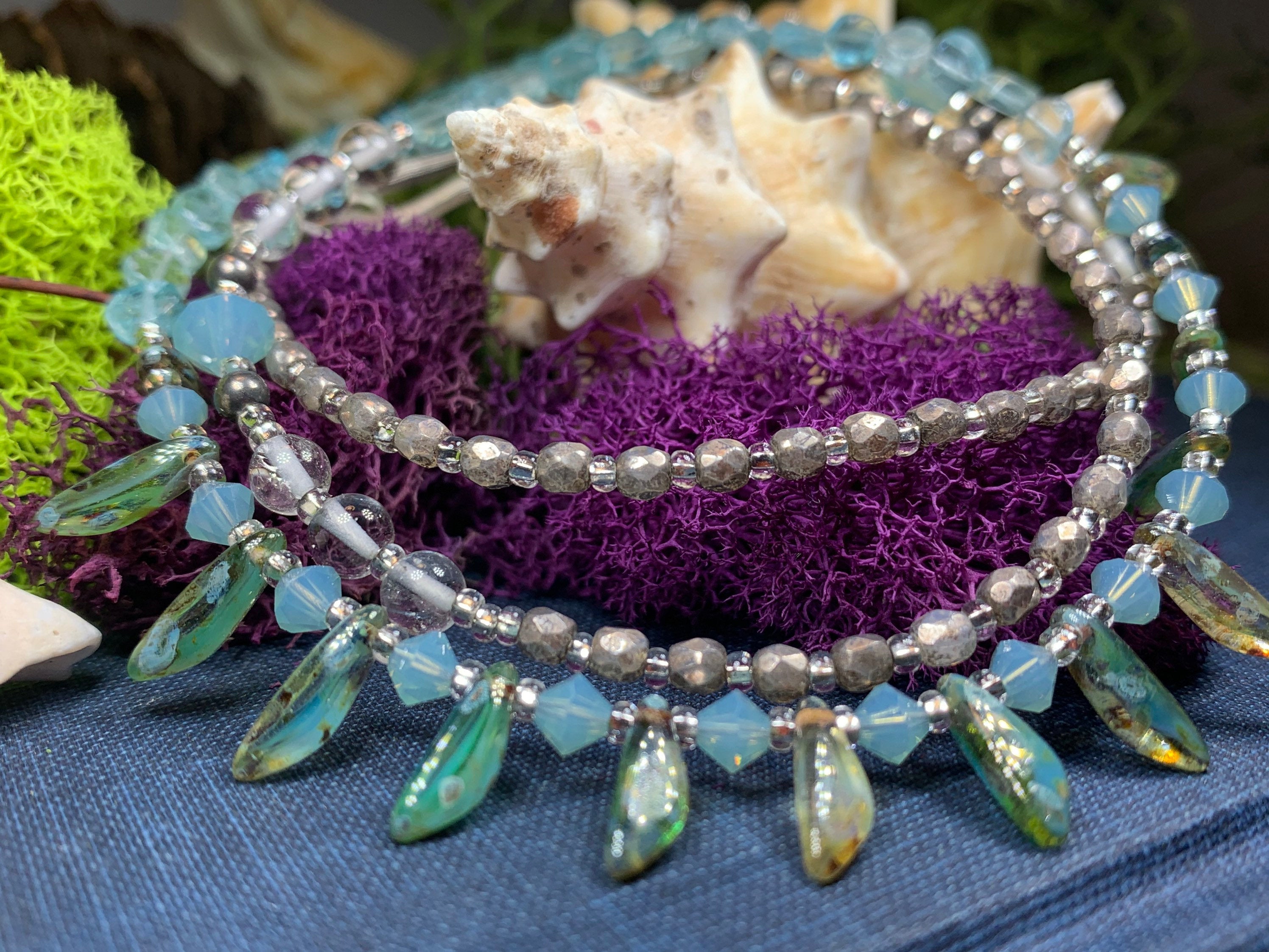 Irish Summer Crystal Necklace