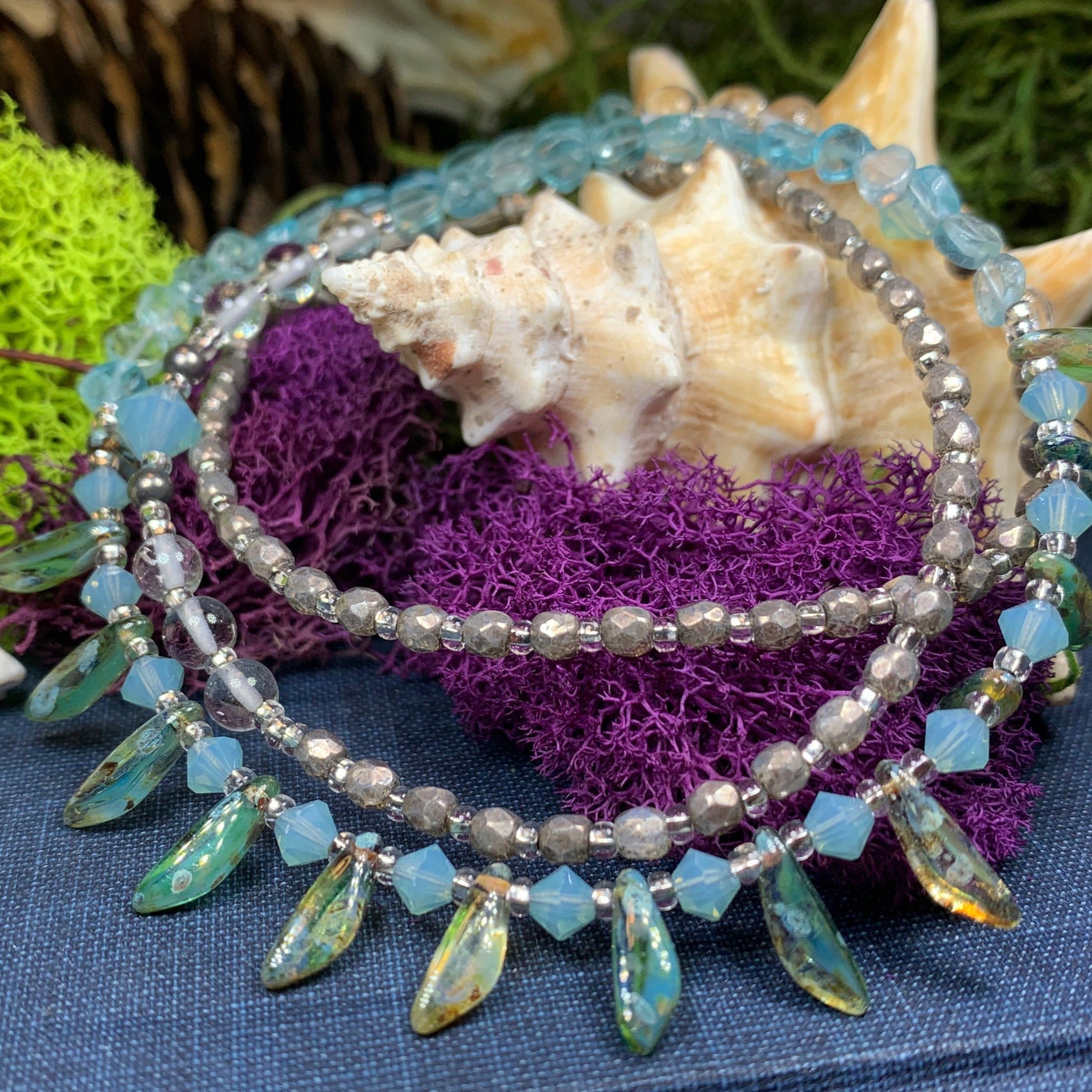 Irish Summer Crystal Necklace