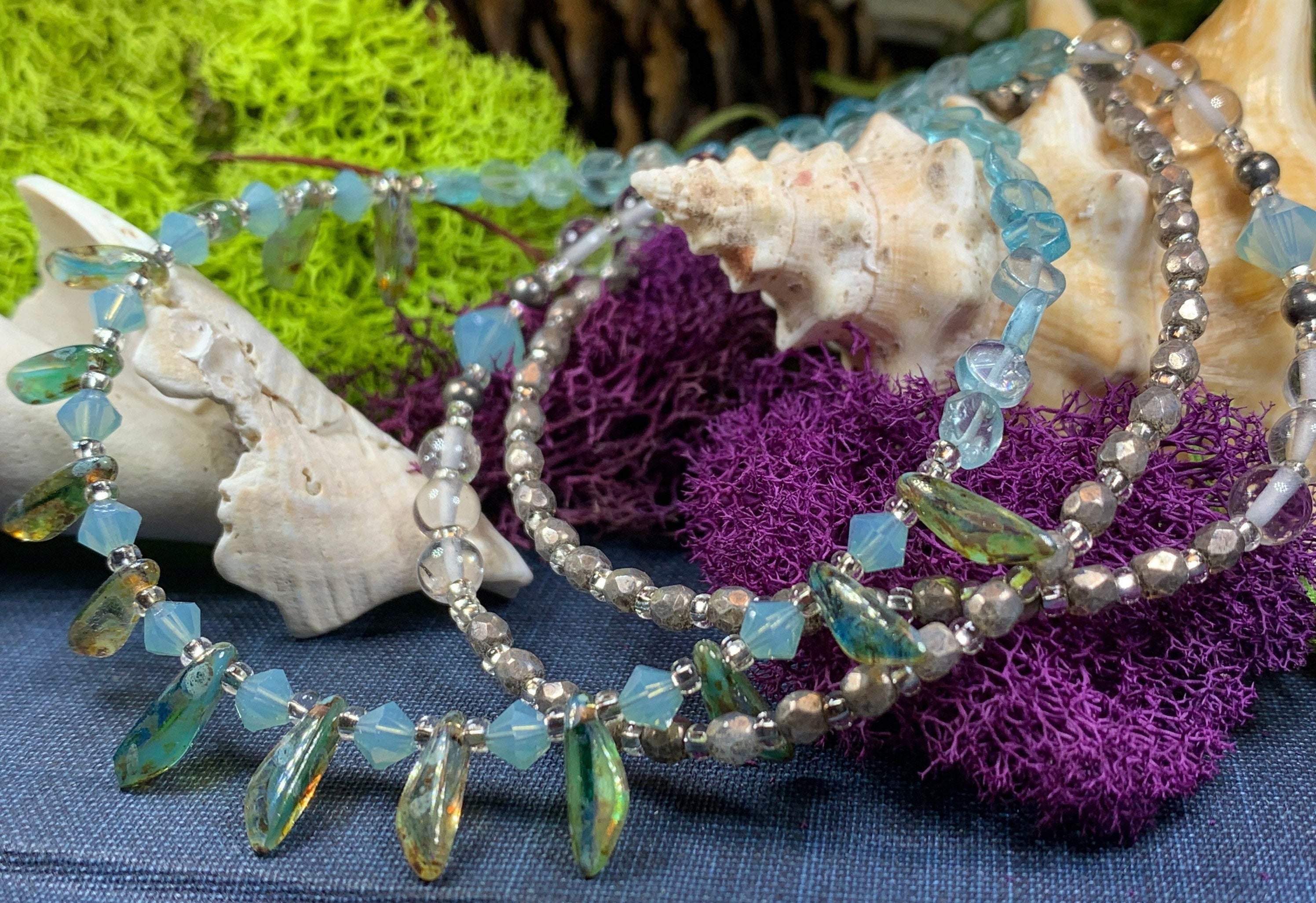 Irish Summer Crystal Necklace