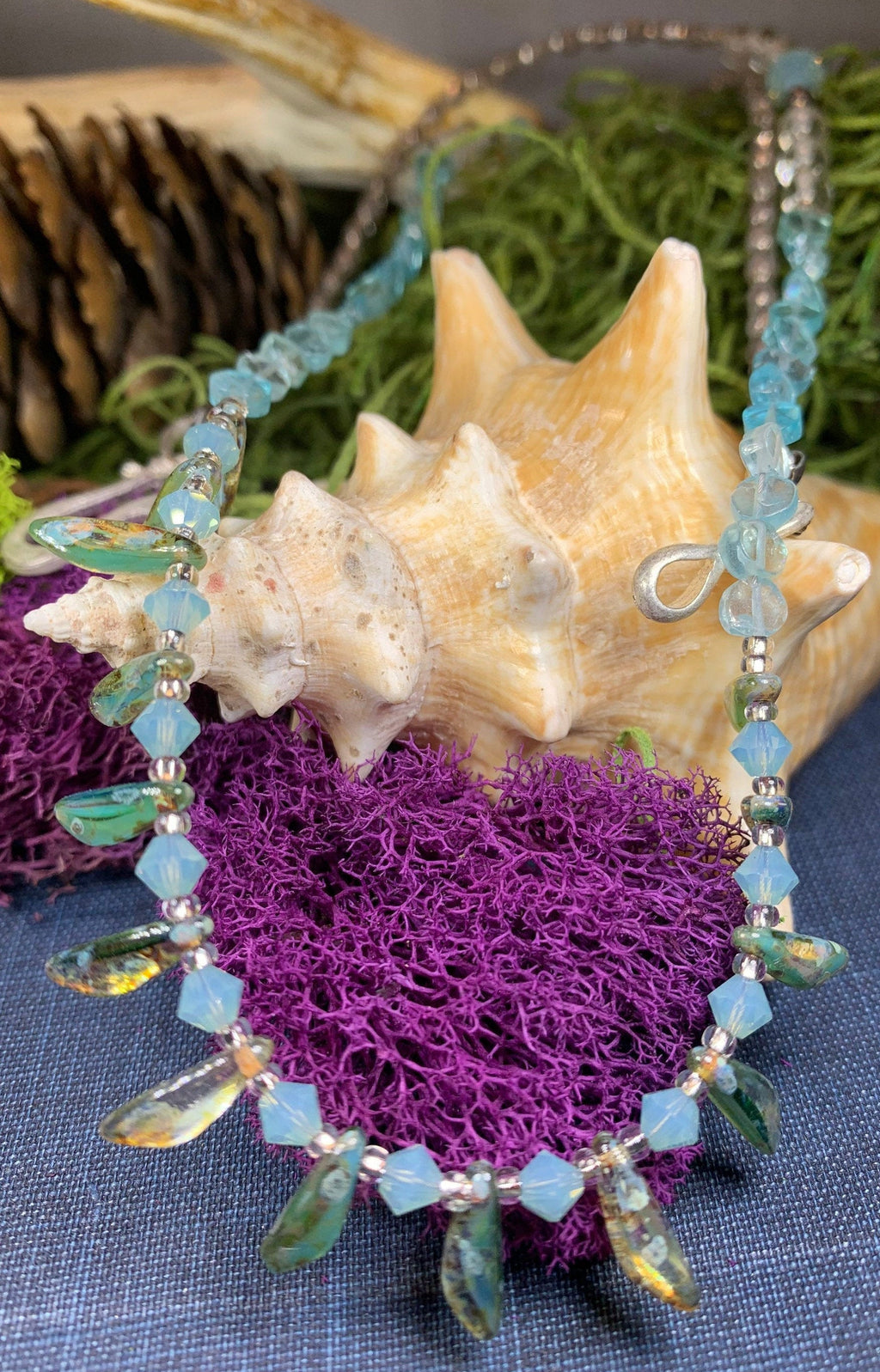 Irish Summer Crystal Necklace