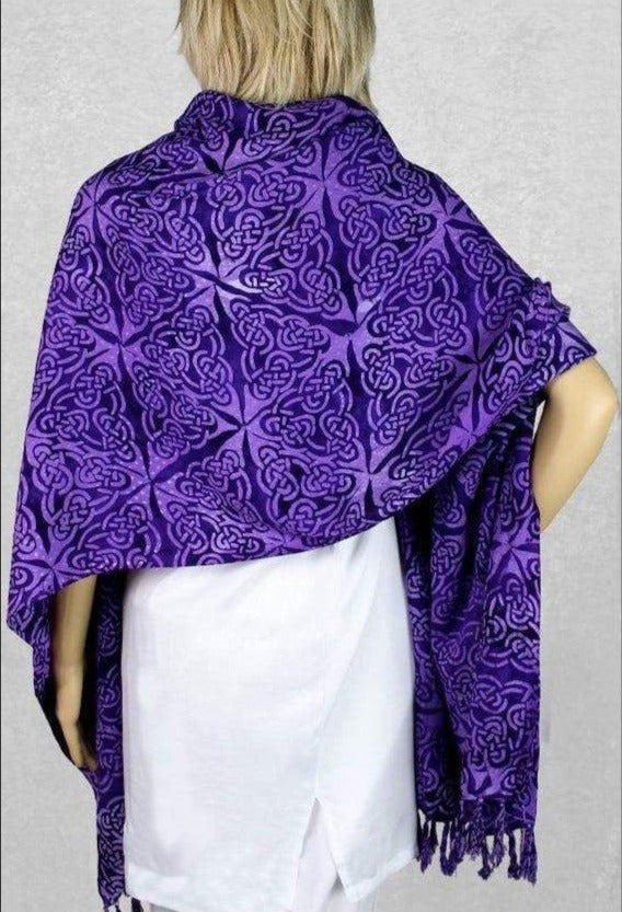 Celtic Batik Scarf