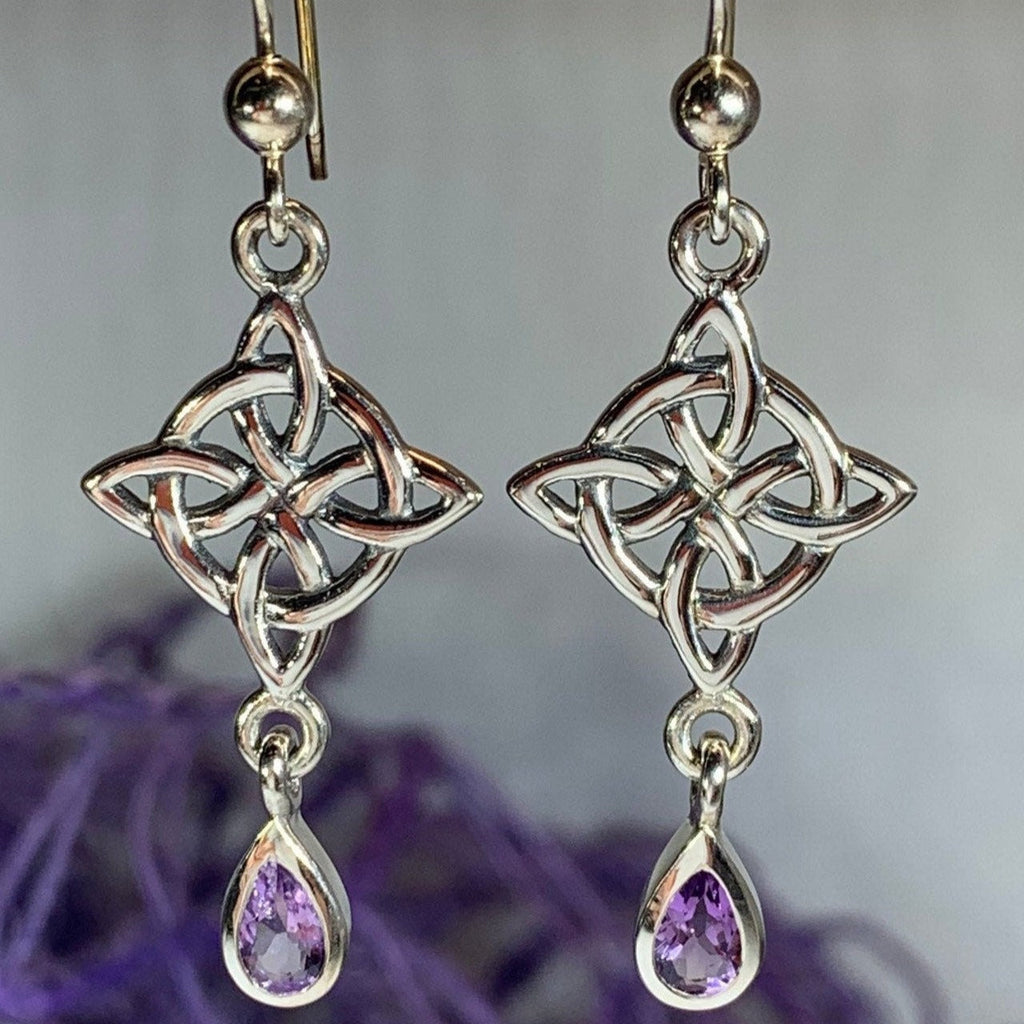 Quaternary Celtic Knot Earrings