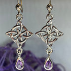 Quaternary Celtic Knot Earrings