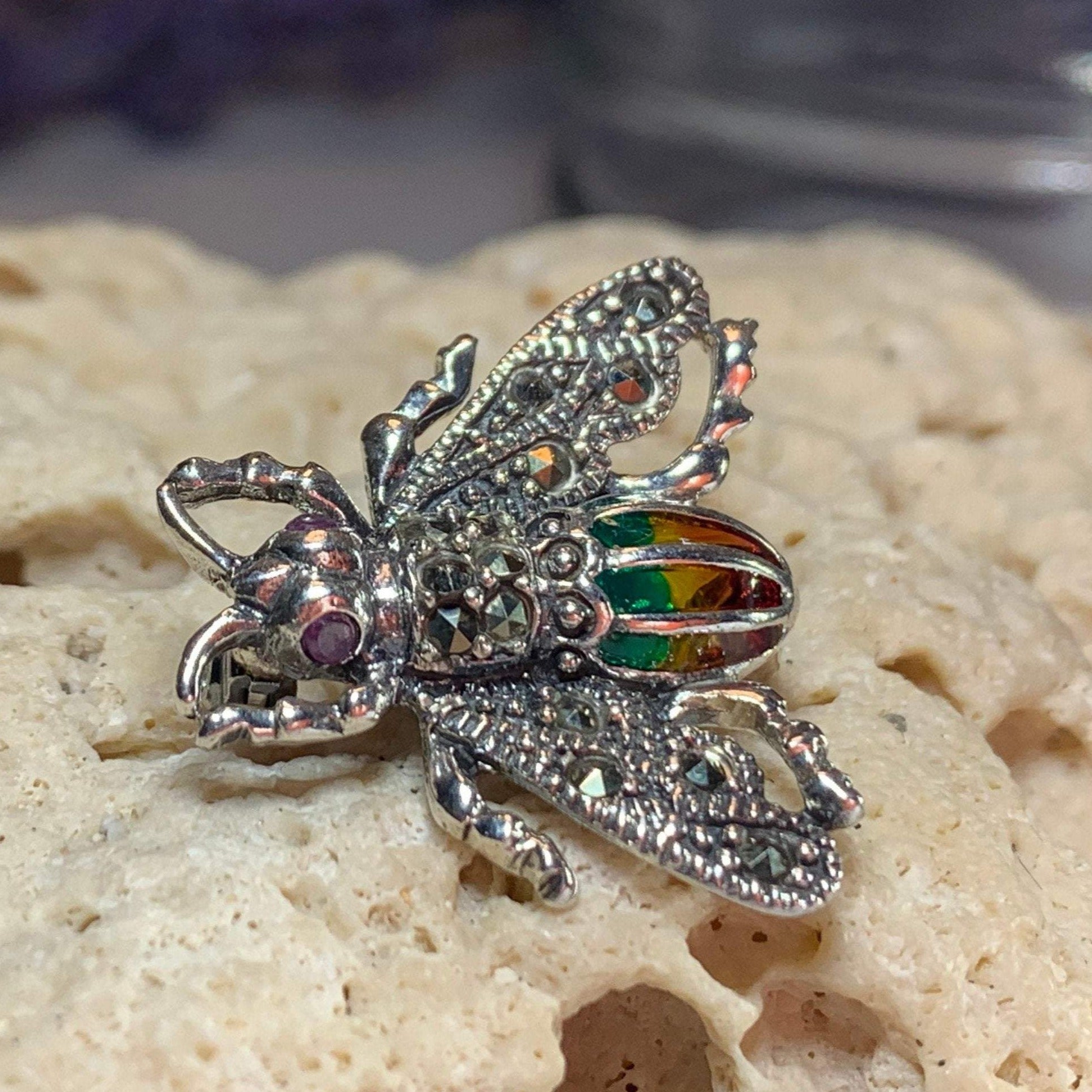 Marcasite Bee Pin