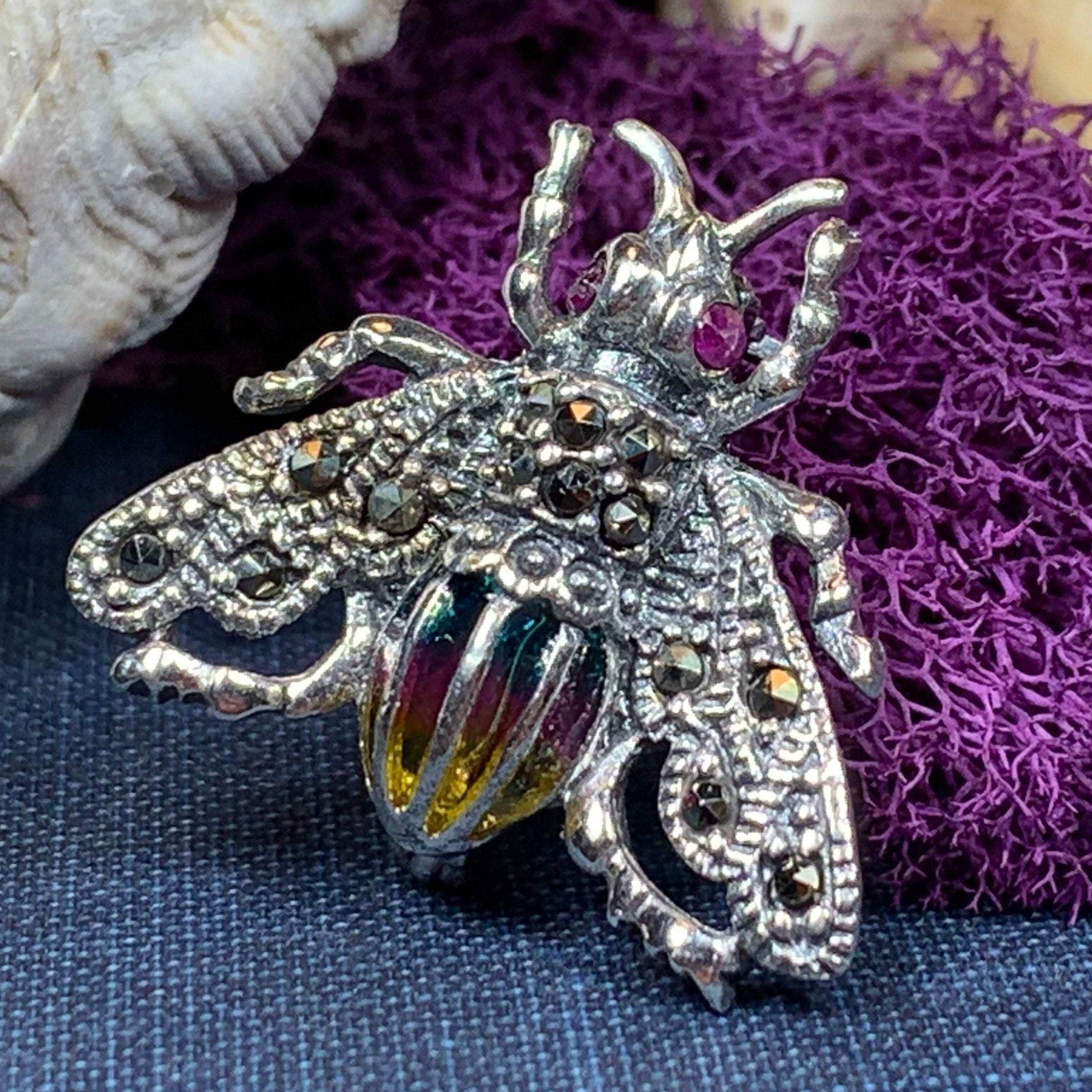 Marcasite Bee Pin