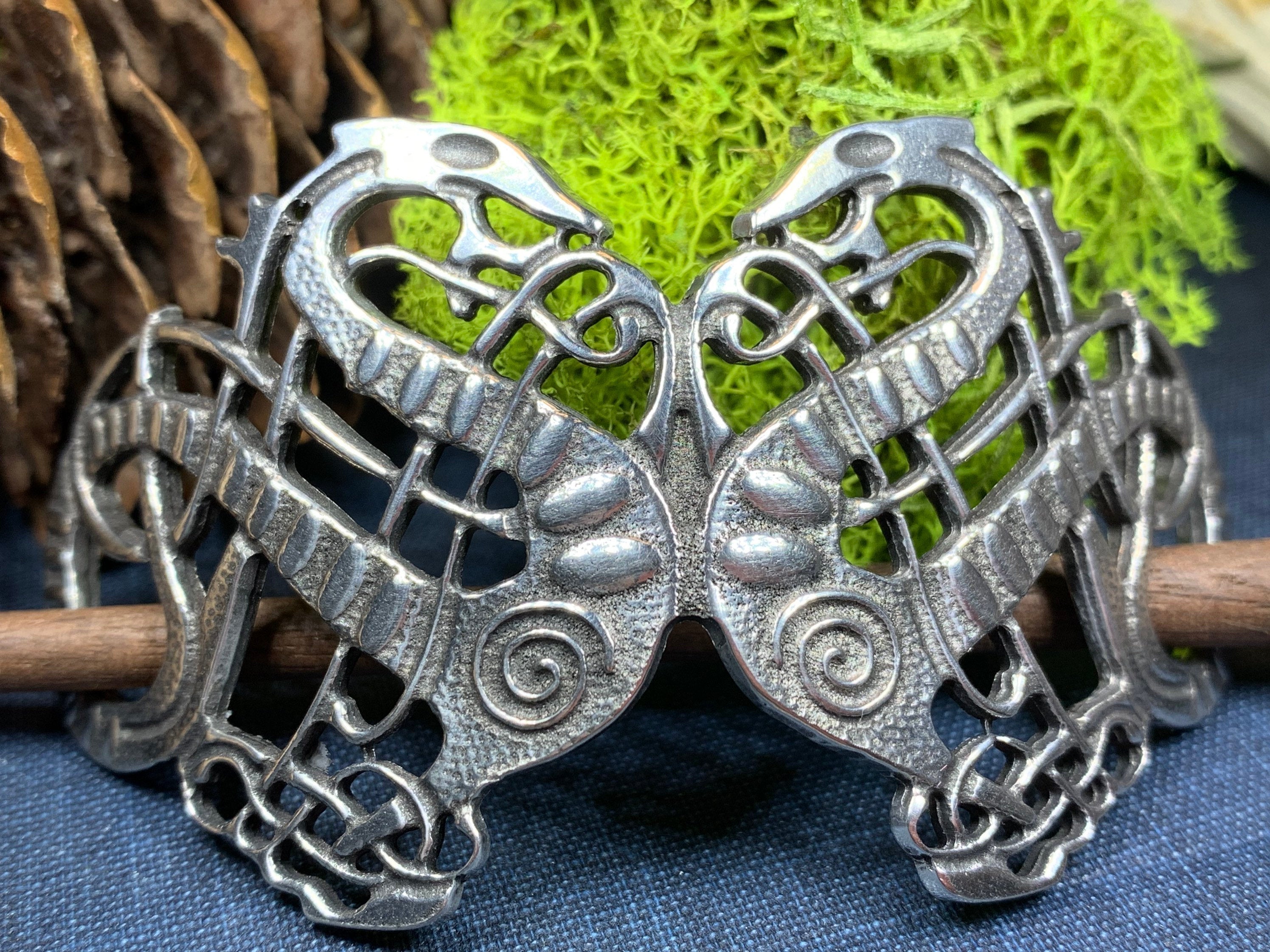 Celtic Dragon Hair Slide