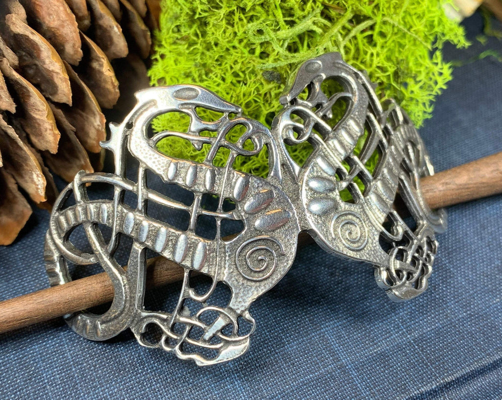 Celtic Dragon Hair Slide