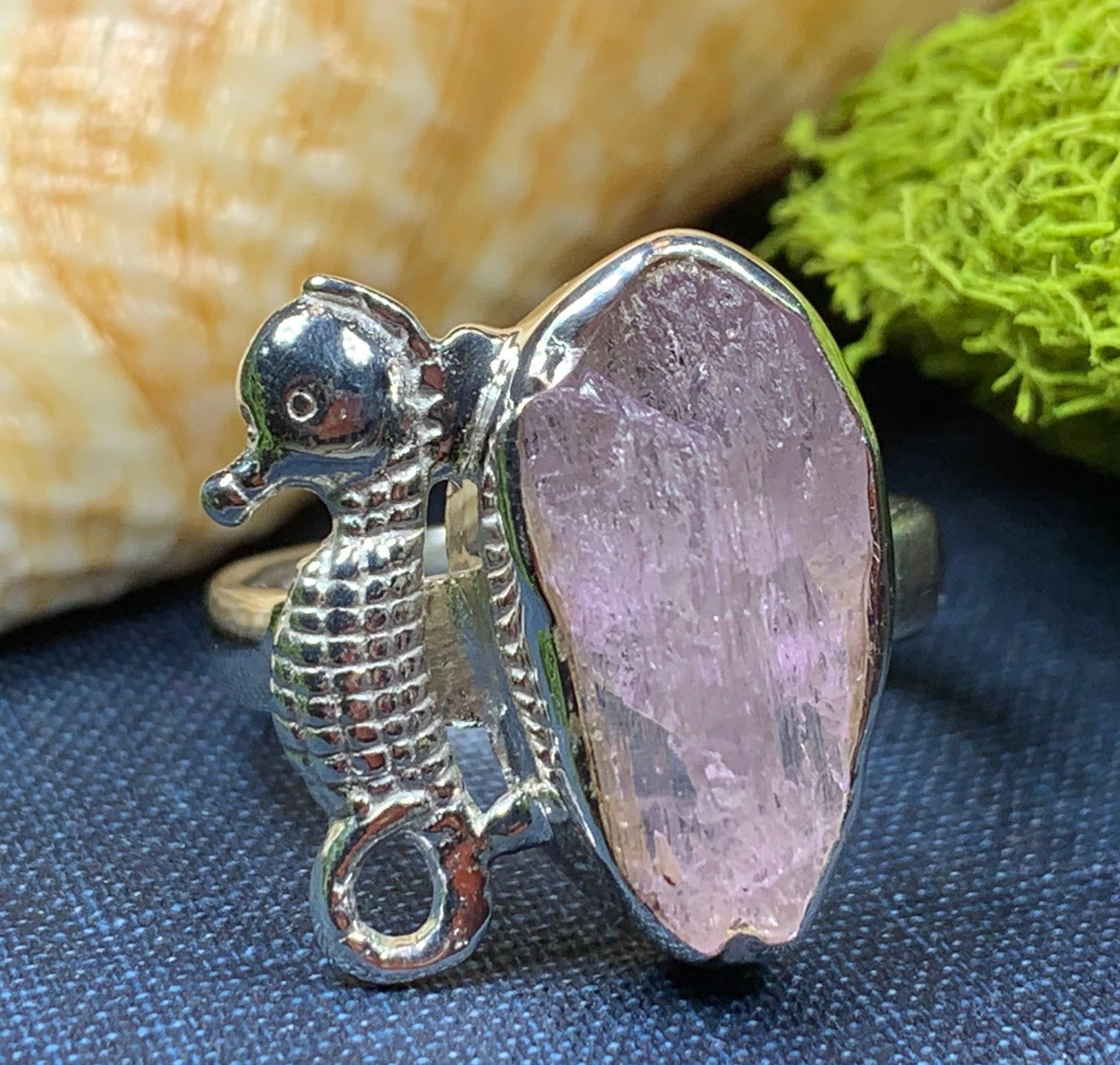 Seahorse Gemstone Ring