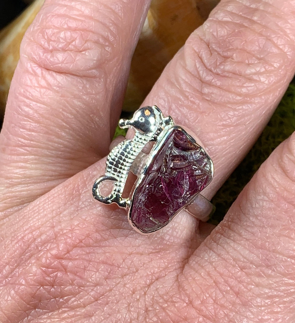 Seahorse Gemstone Ring