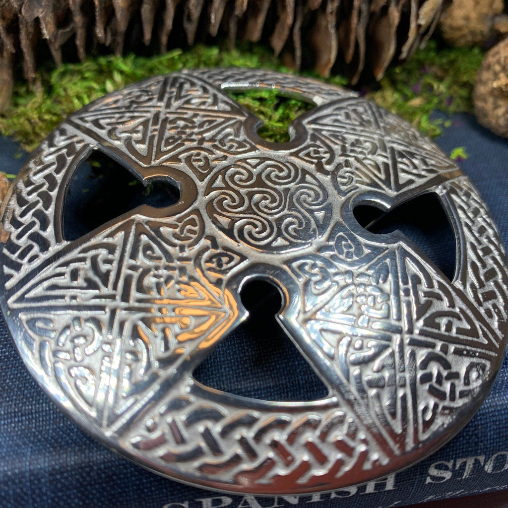 Bold Celtic Cross Brooch