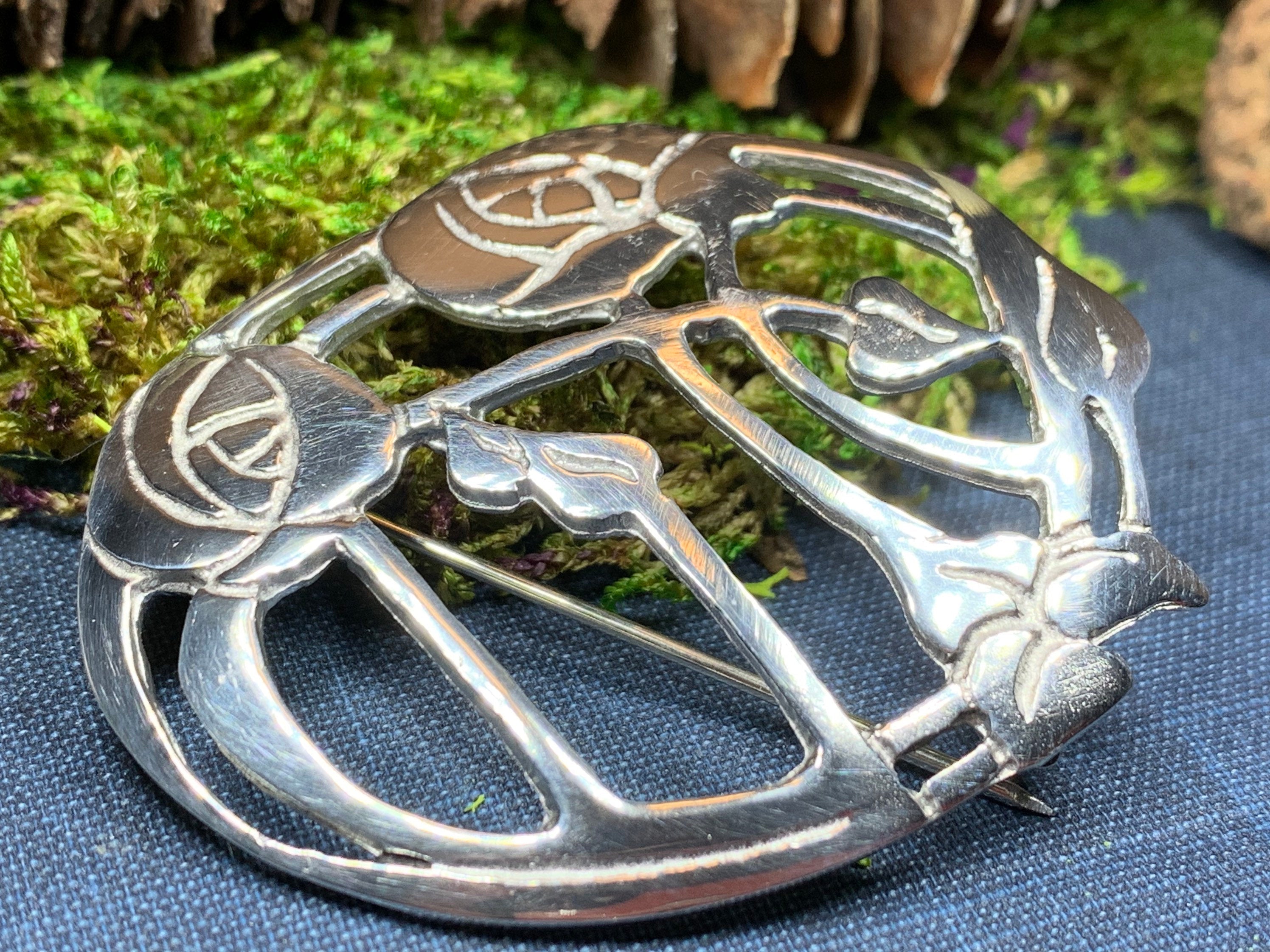 Mackintosh Summer Roses Brooch