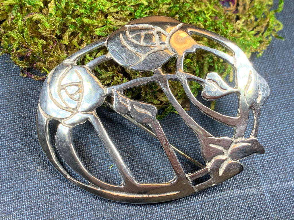 Mackintosh Summer Roses Brooch