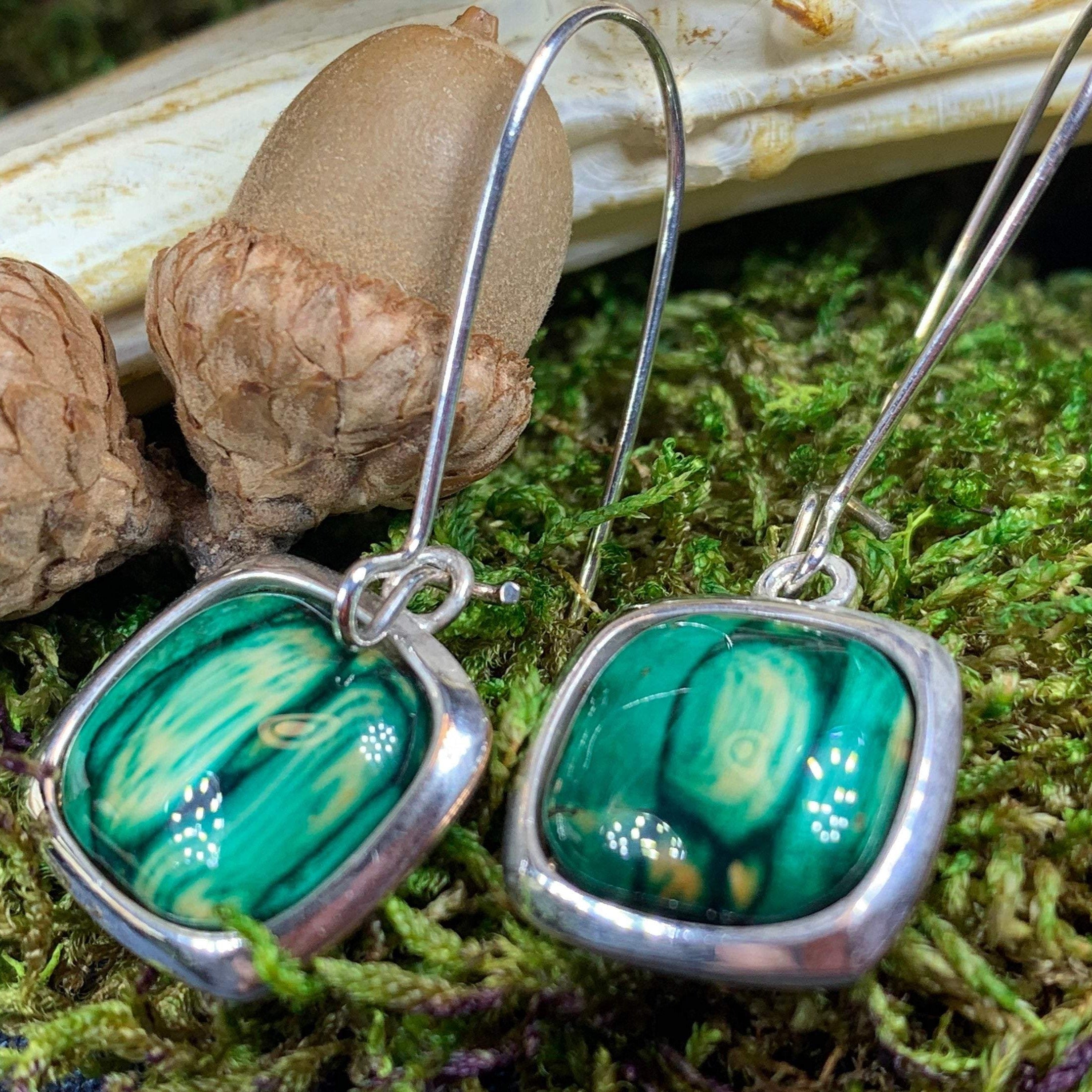 Heathergems Celtic Square Earrings