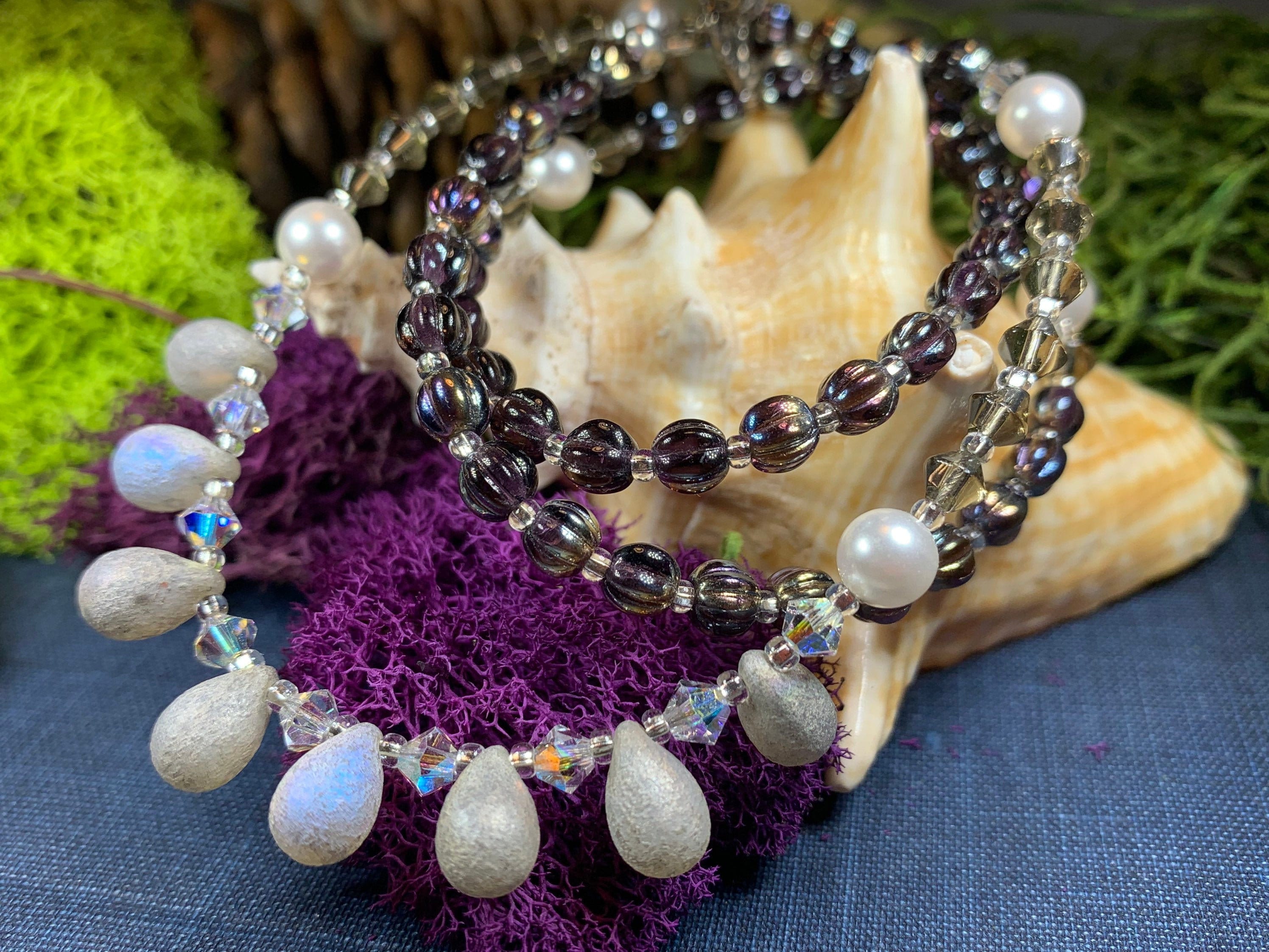 Celtic Dawn Crystal Necklace