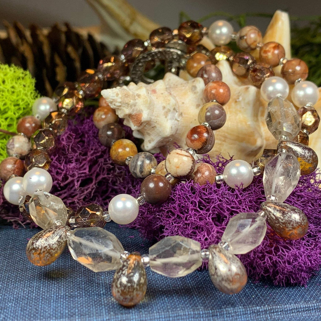 Autumn Whisper Crystal Necklace