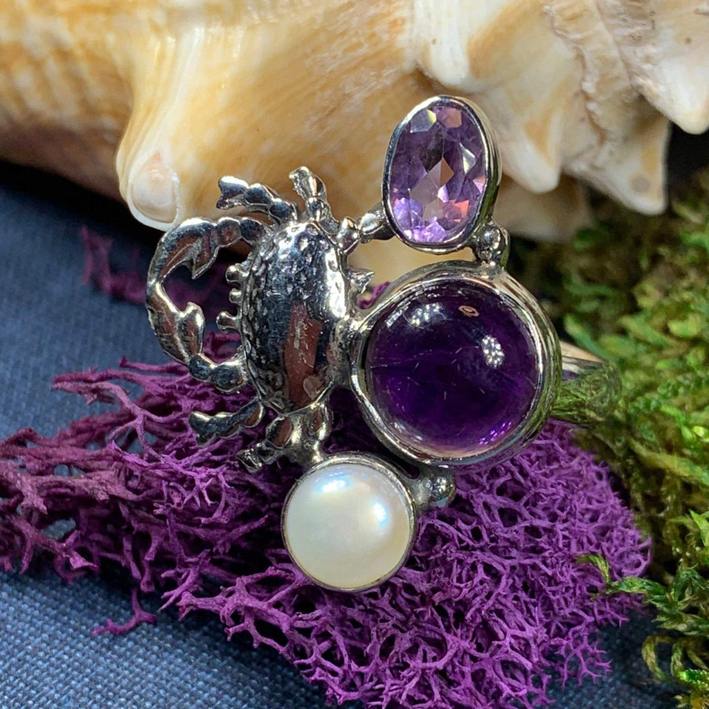 Purple Crab Ring