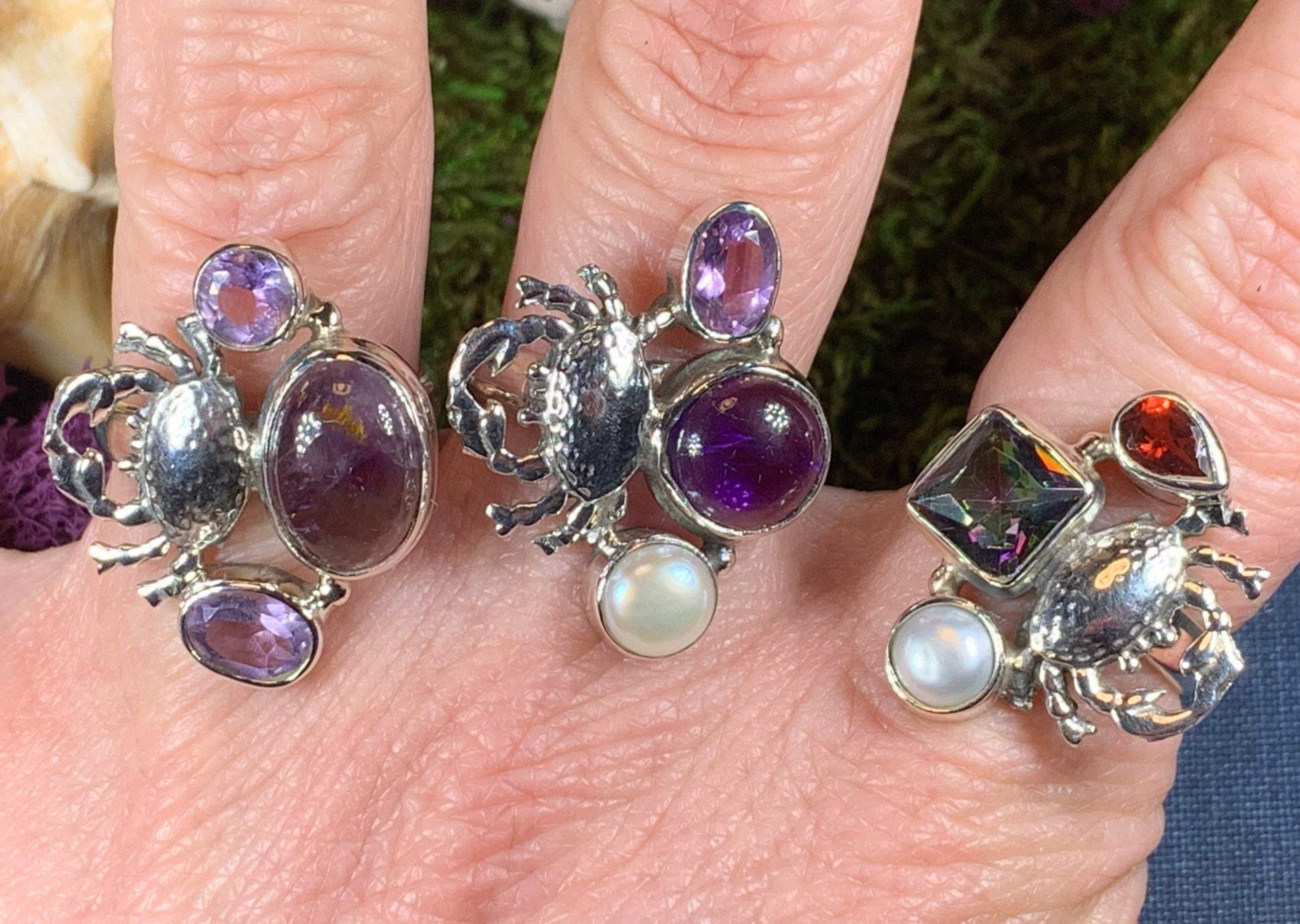 Purple Crab Ring