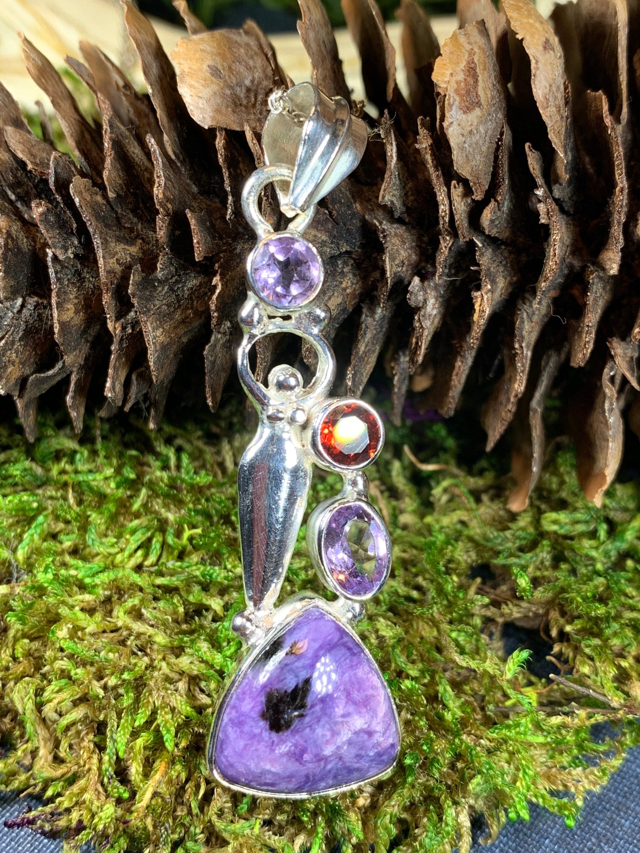 Purple Goddess Necklace