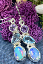 Celtic Twilight Opal Earrings