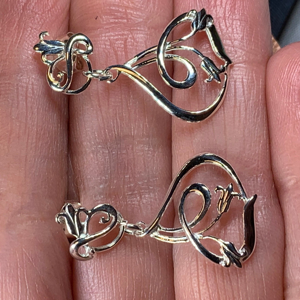 Bluebell Art Deco Earrings