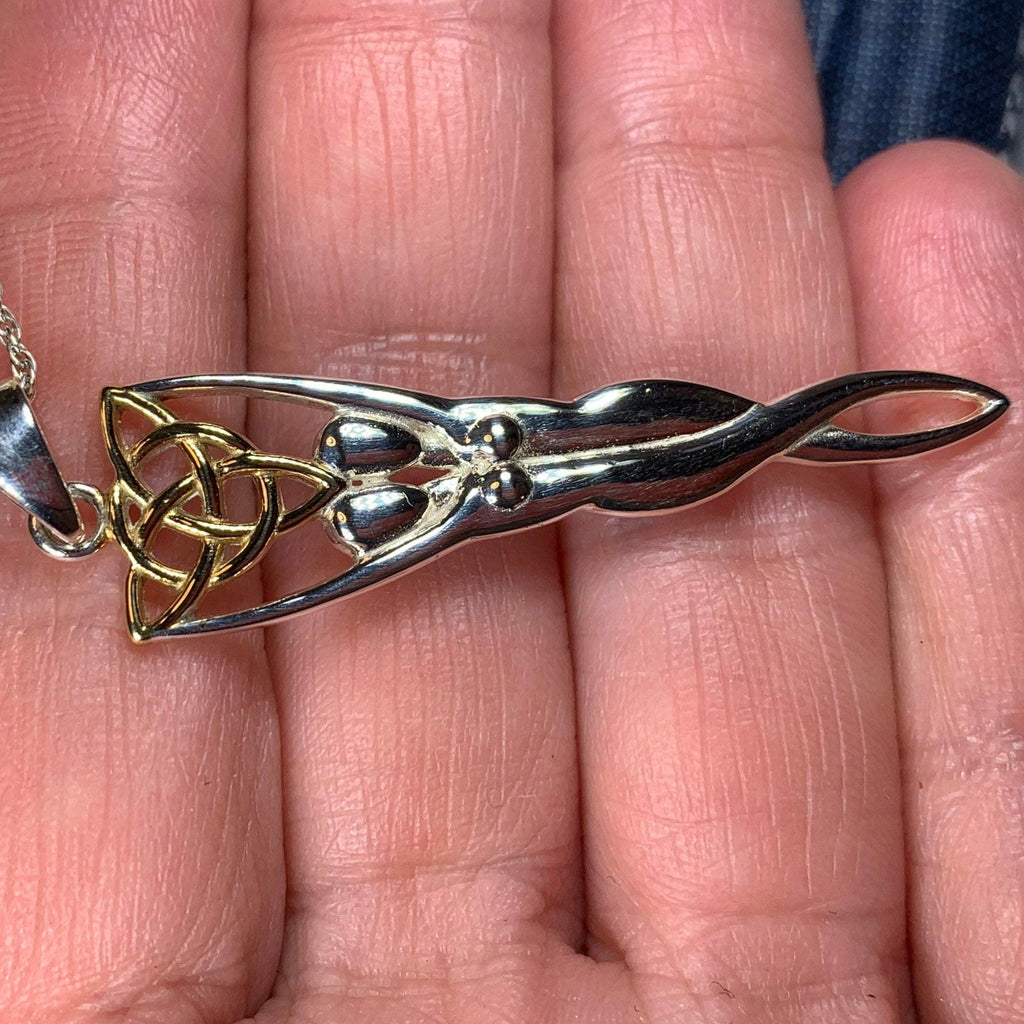 Double Danu Goddess Necklace