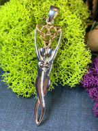 Double Danu Goddess Necklace