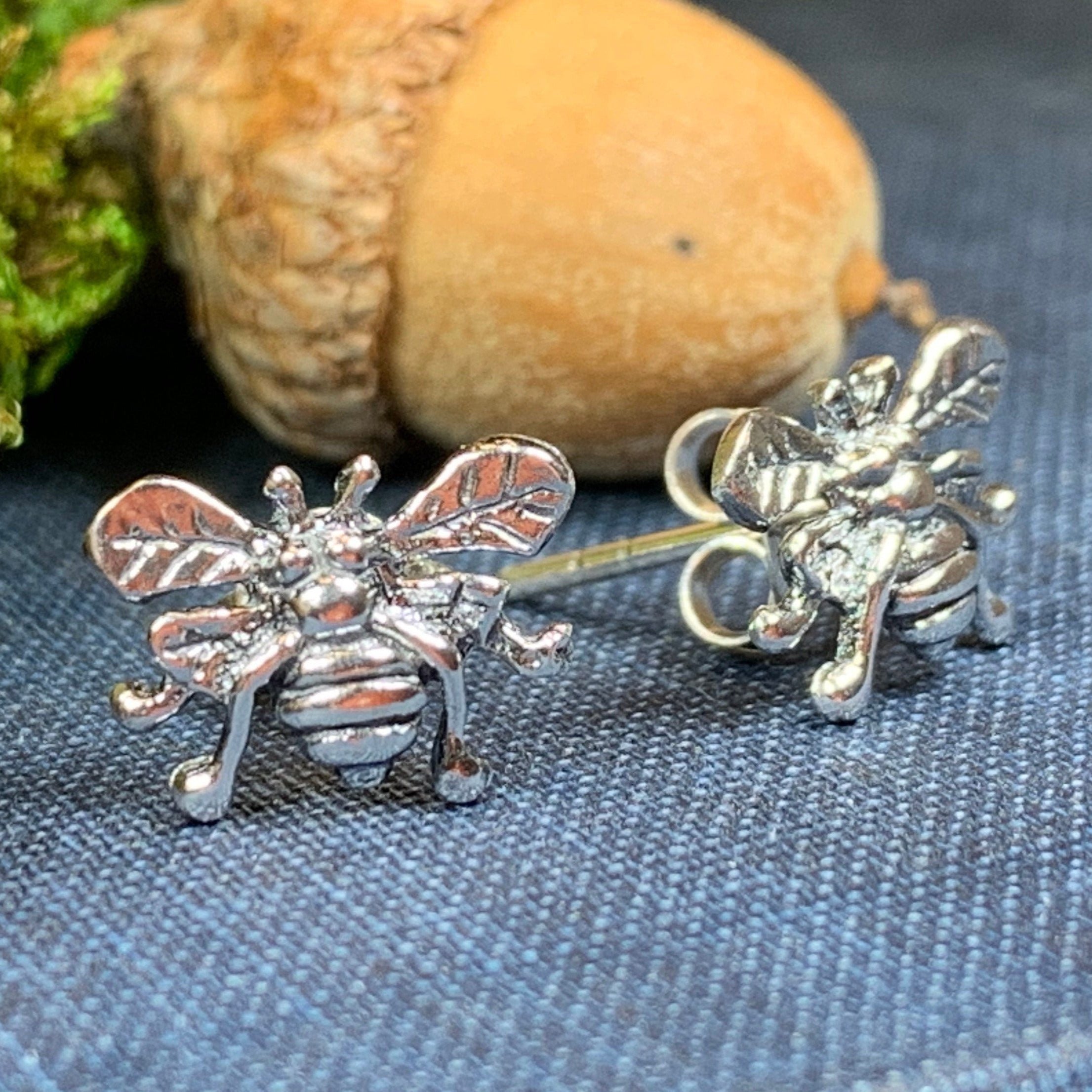 Petite Bee Earrings